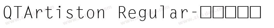 QTArtiston Regular字体转换